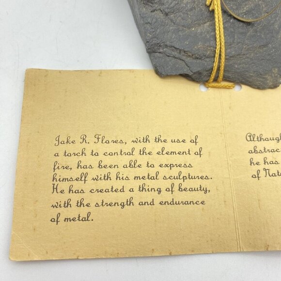 Artes Metalicas Jake R. Flores Vintage MCM Plant Metal and Quartz Sculpture - Picture 9 of 16